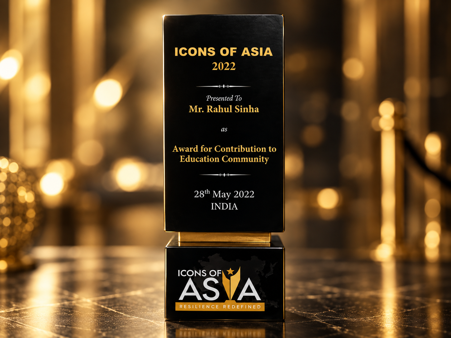 Icons of Asia 2022 — Award Trophy